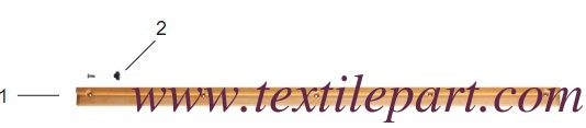 2509092 Carta di guida destra 2150104 Noce quadrata M2.5